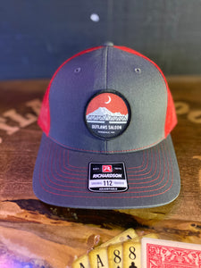 Outlaws Trucker Hat - Red/Grey - Circle Logo